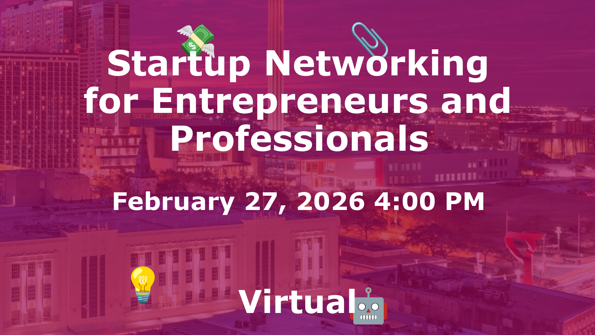 Startup Networking for Entrepreneurs and Professionals event image